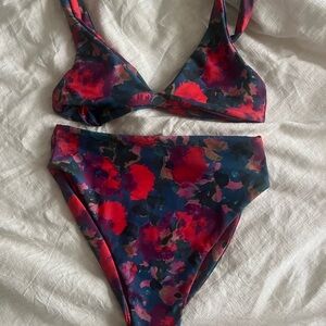 Skatie bathing suit in moonstruck pattern